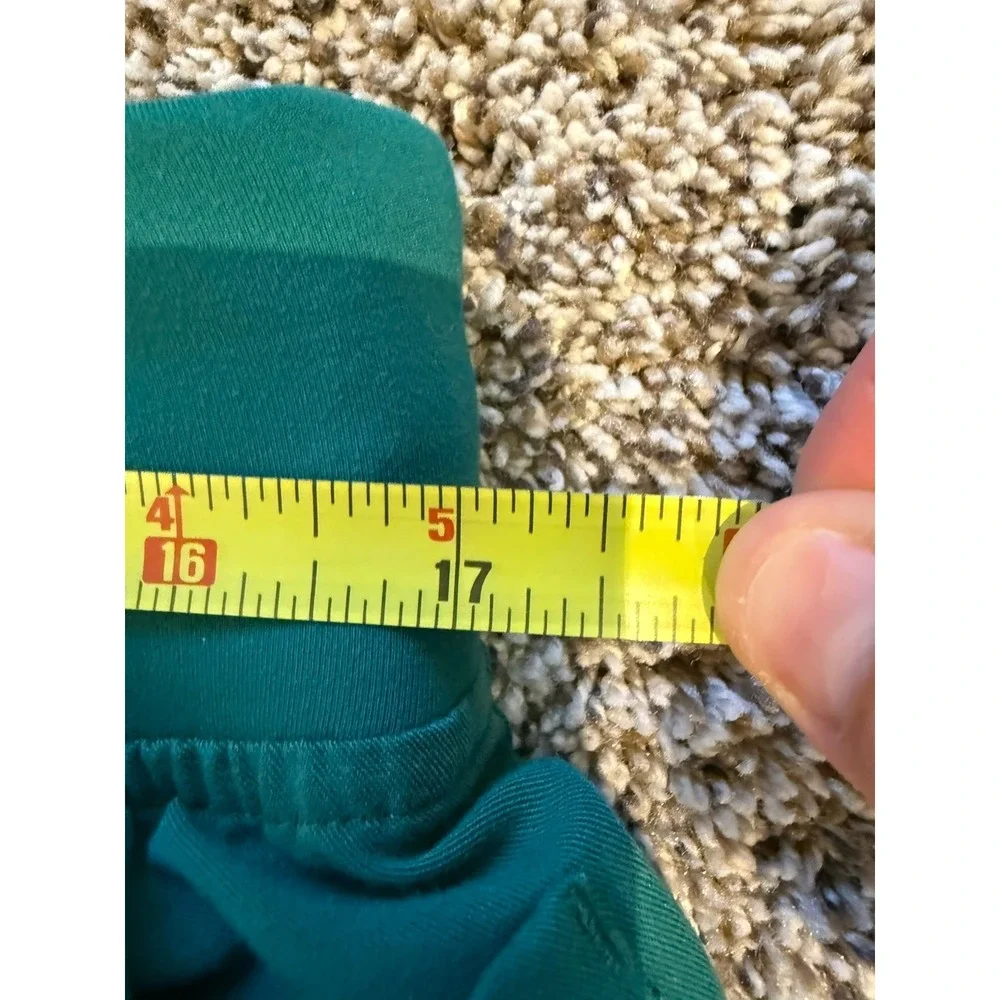 Figs Women's Yola Cargo Teal Green High Waisted Scrub Pants Size XL